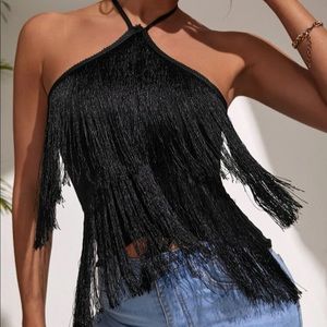 🌞 3 for $15 | Bachelorette Fringe Halter Top